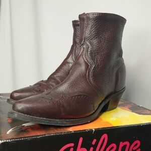 Abilene Boot Co. Dark Brown Western Boots